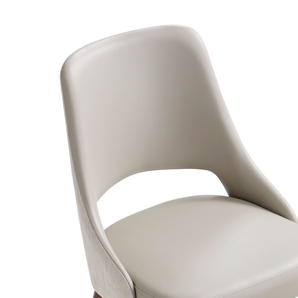 Liora Wood Upholstered Dining Side Chair Set Of 2 (DC1725)