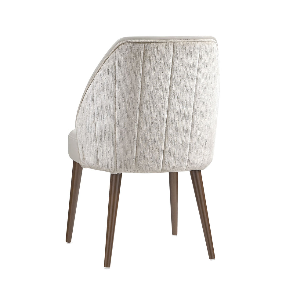 Solace Wood Upholstered Side Chair Set Of 2 (DC1726)