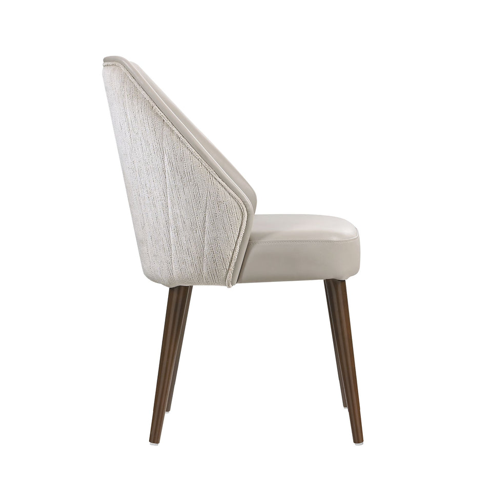 Solace Wood Upholstered Side Chair Set Of 2 (DC1726)