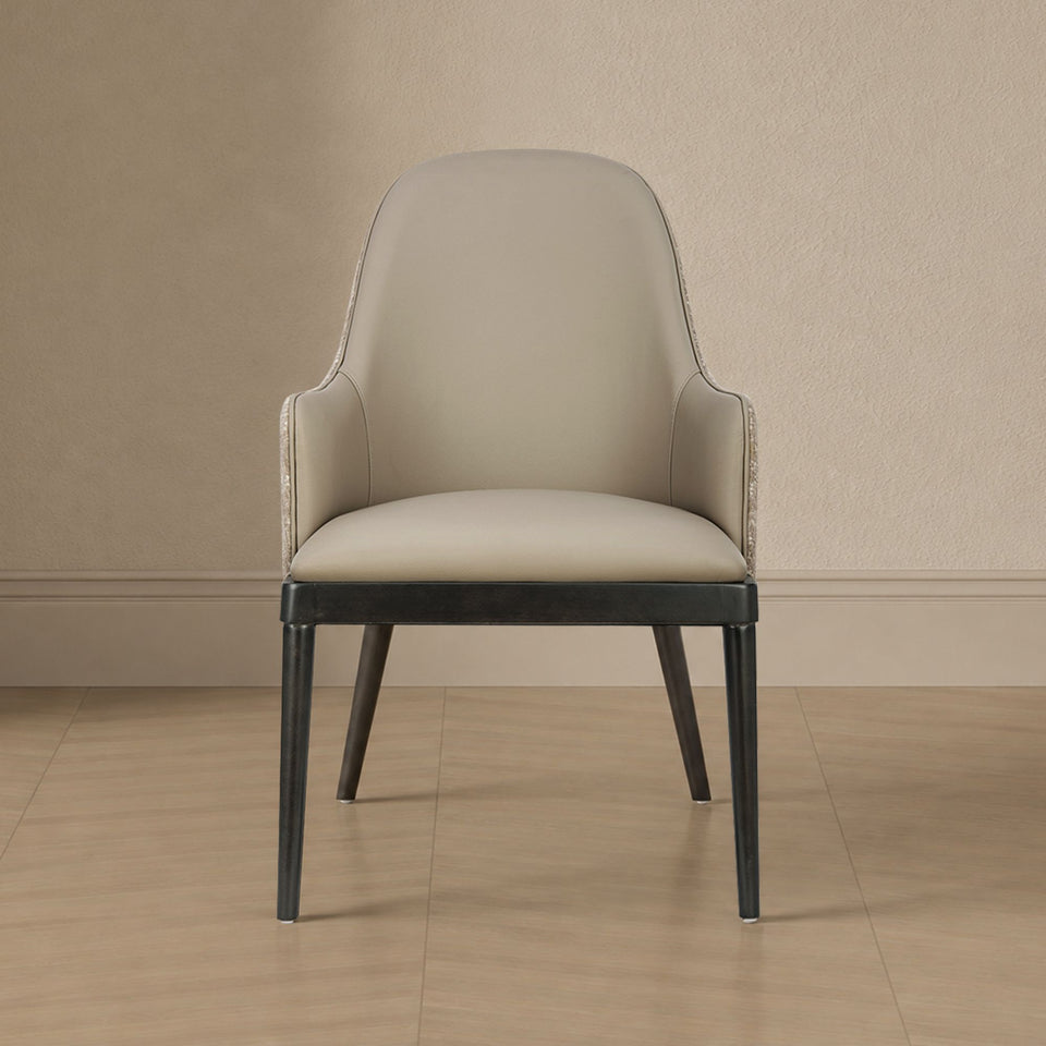 Drew Wood Upholstered Armchair (DC1887-TP)