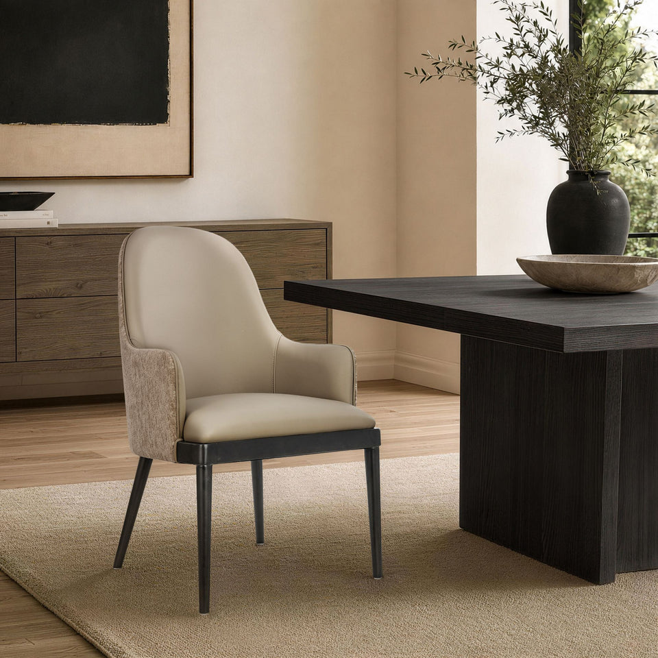 Drew Wood Upholstered Armchair (DC1887-TP)