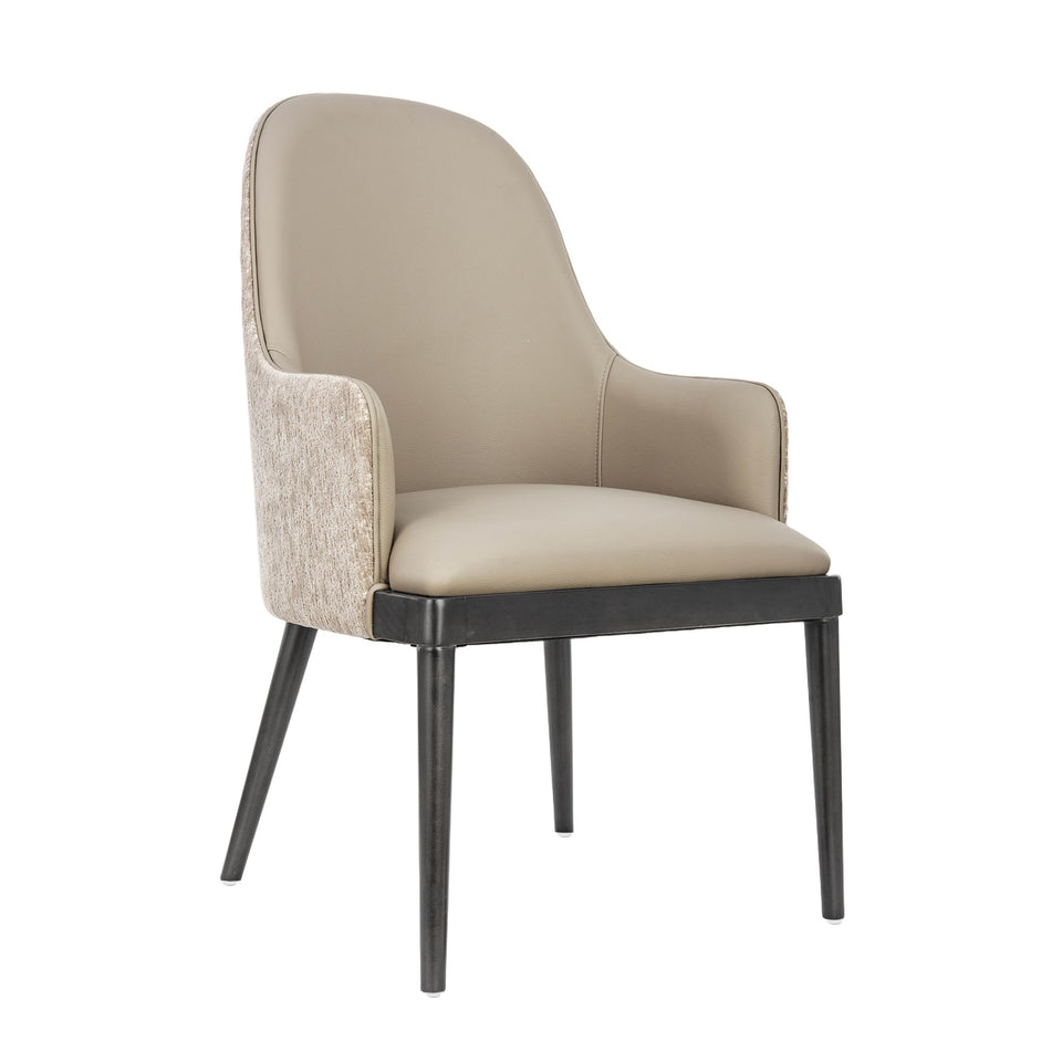 Drew Wood Upholstered Armchair (DC1887-TP)