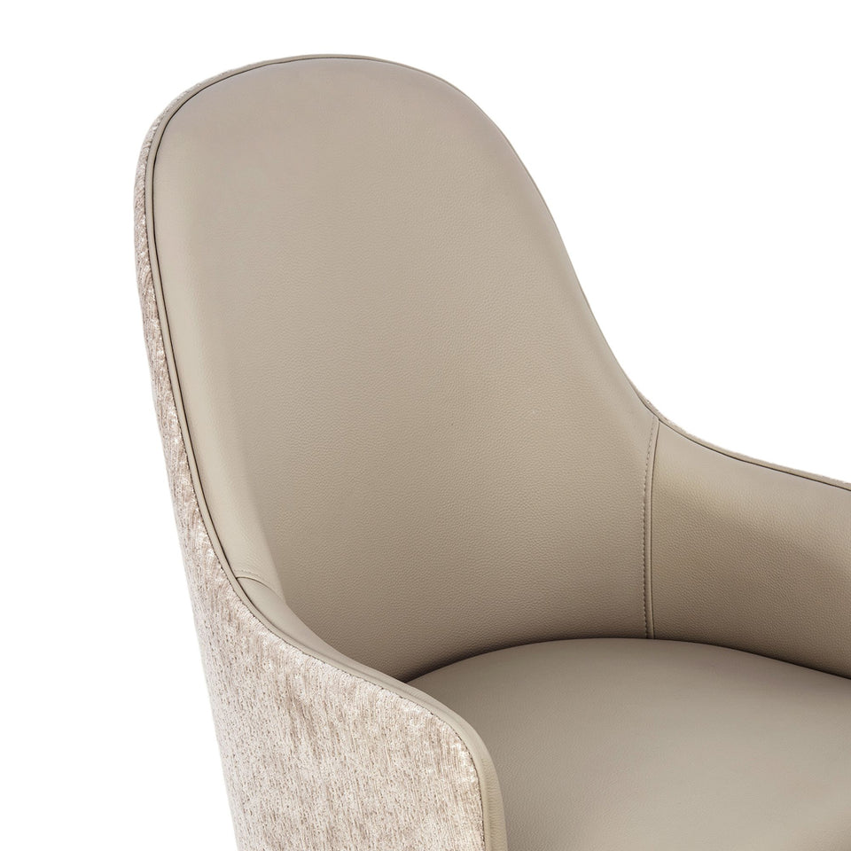 Drew Wood Upholstered Armchair (DC1887-TP)