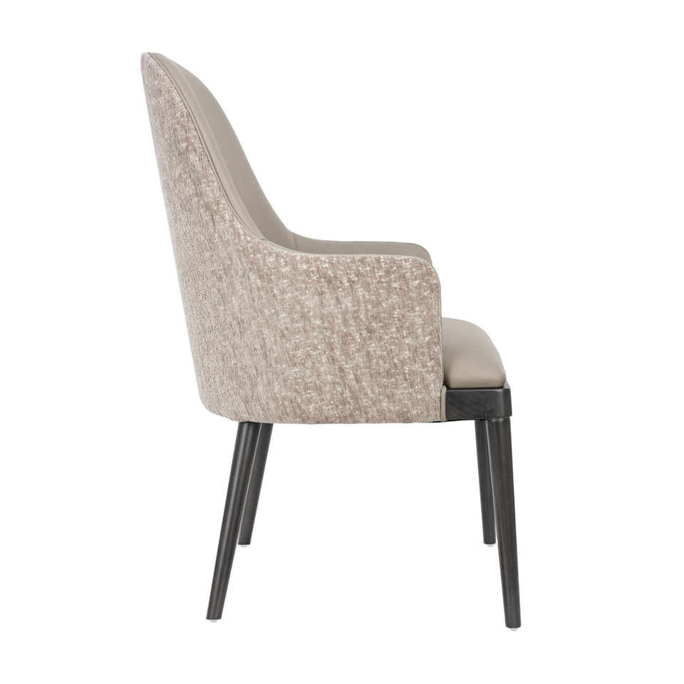 Drew Wood Upholstered Armchair (DC1887-TP)
