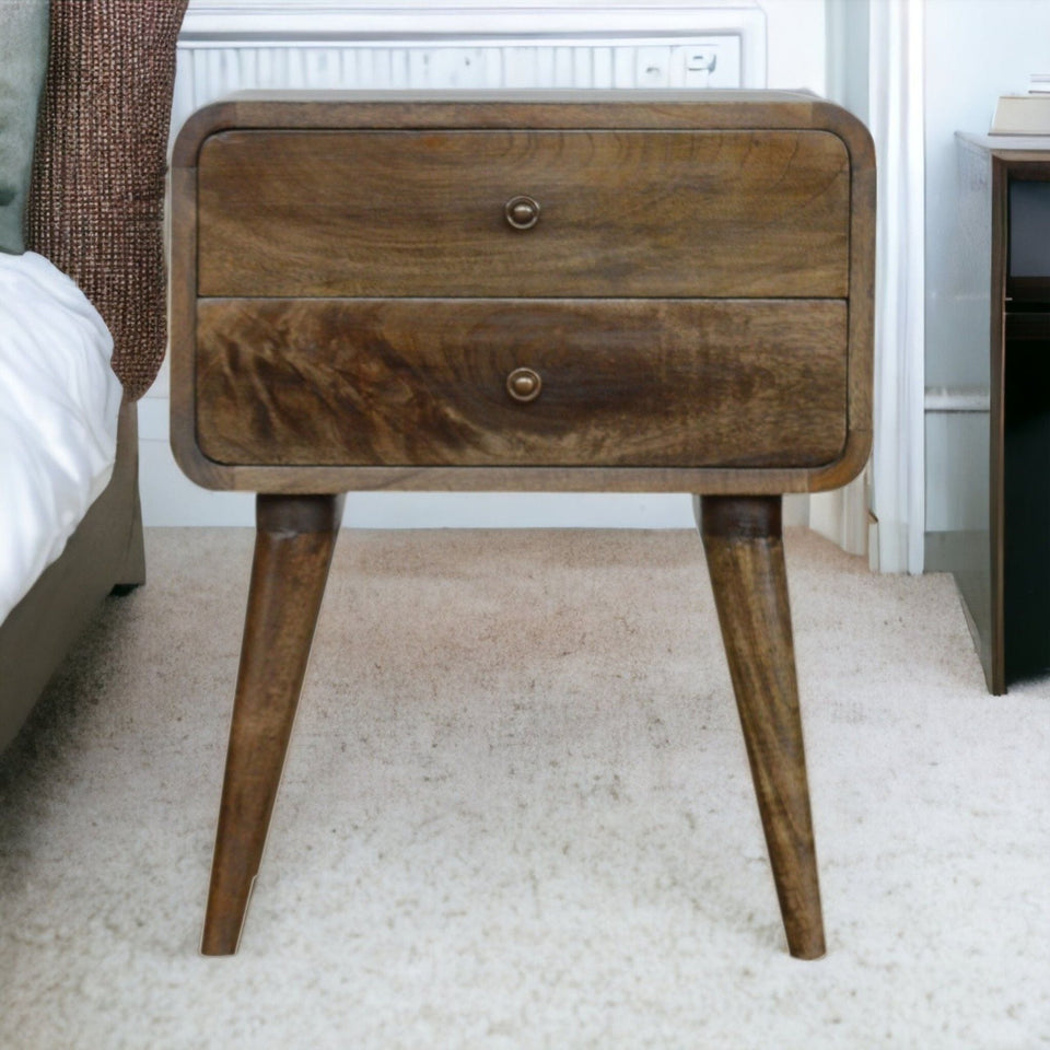 Curved Nightstand