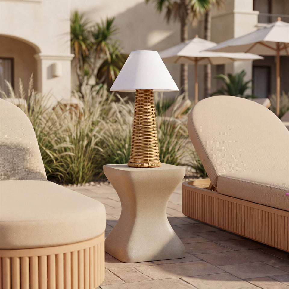 Palmia Solar Table Lamp Natural