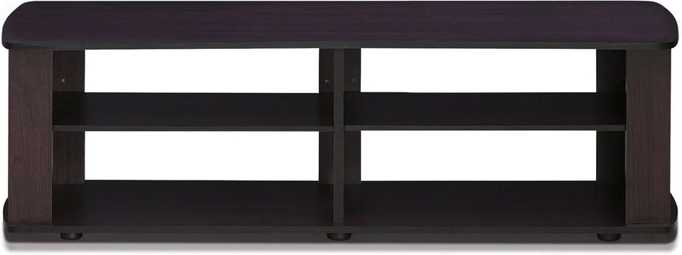 Nelly Dark Walnut Entertainment Center TV Stand 43.3W x 13.4H