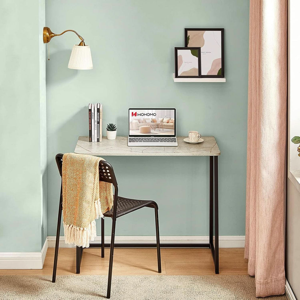 Small Foldable Computer Desk For Home Office Everyday Use