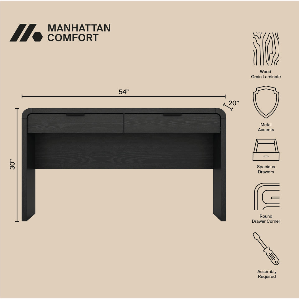 Grace Office Desk (2-Drawer)