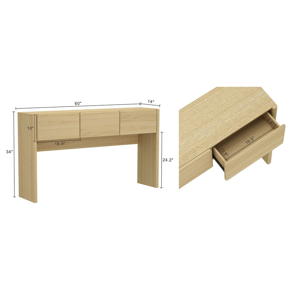 Linda Console Table (3-Drawer)