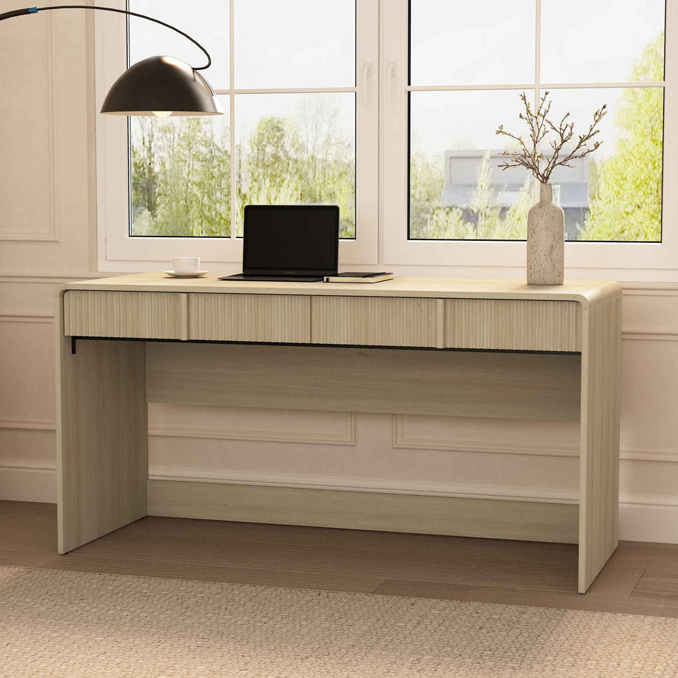 Novara 60" Writing Desk (2-Drawer)