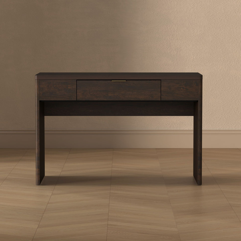 Evelyn 47" Writing Desk in Brown (1-Drawer)