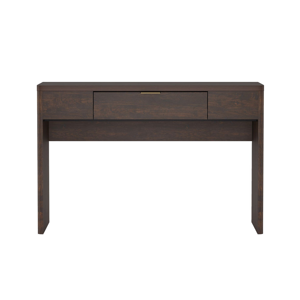 Evelyn 47" Writing Desk in Brown (1-Drawer)
