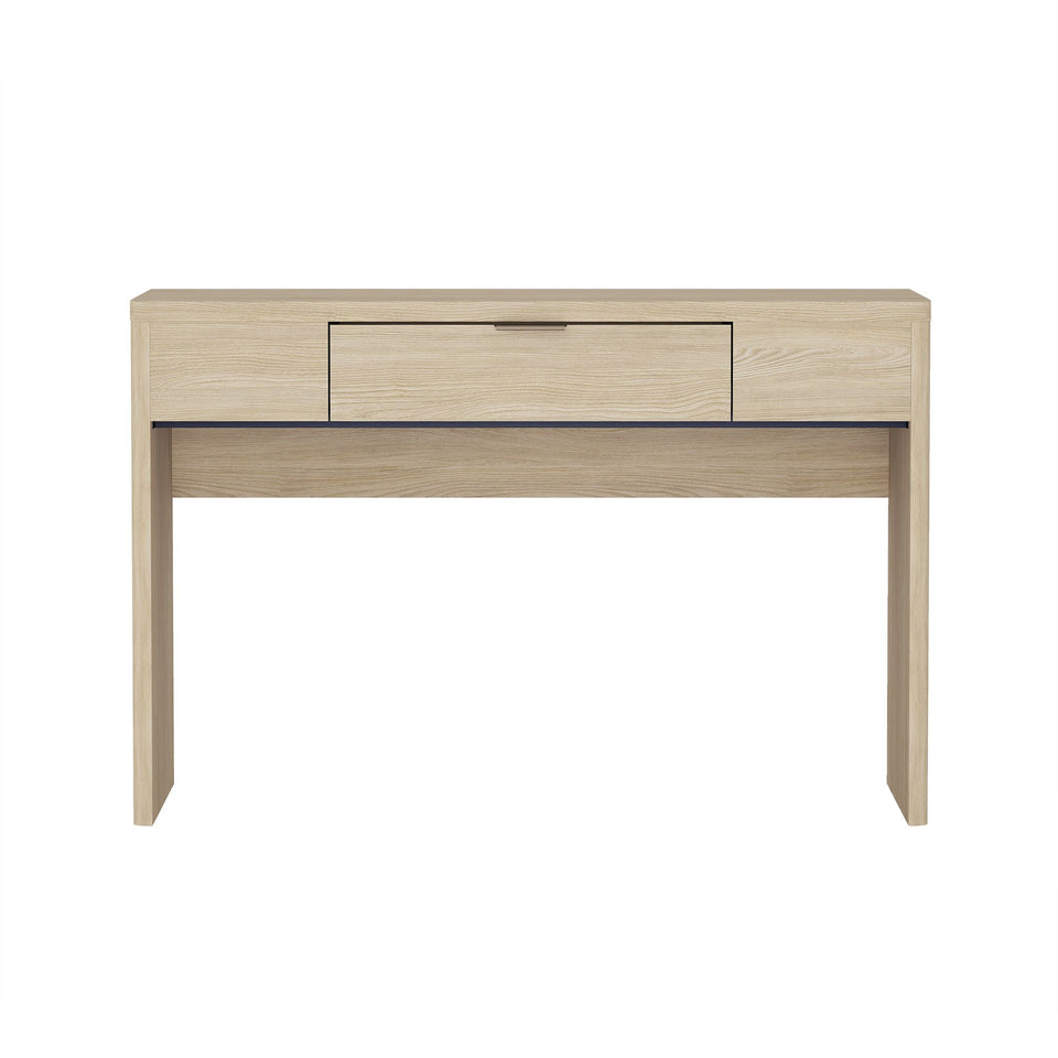 Evelyn 47" Writing Desk in Brown (1-Drawer) in NA - white background   front