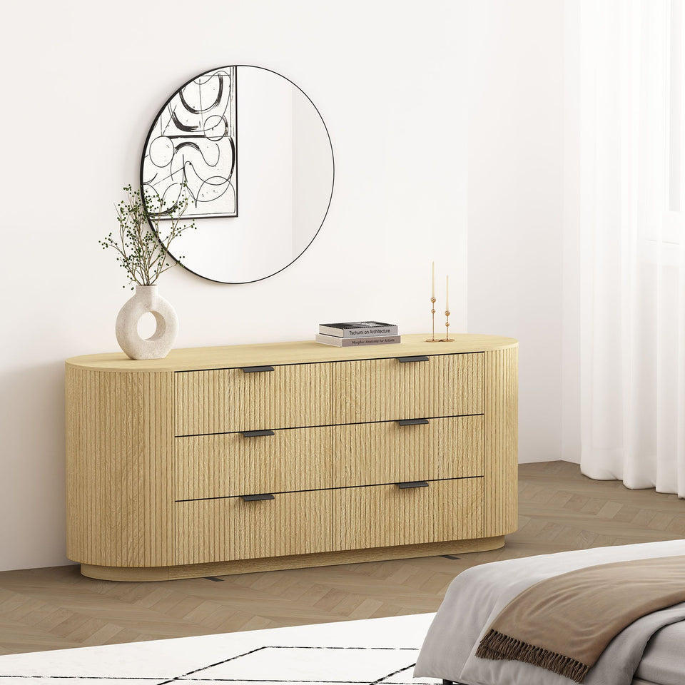 Olivia 71" Dresser (6-Drawer)