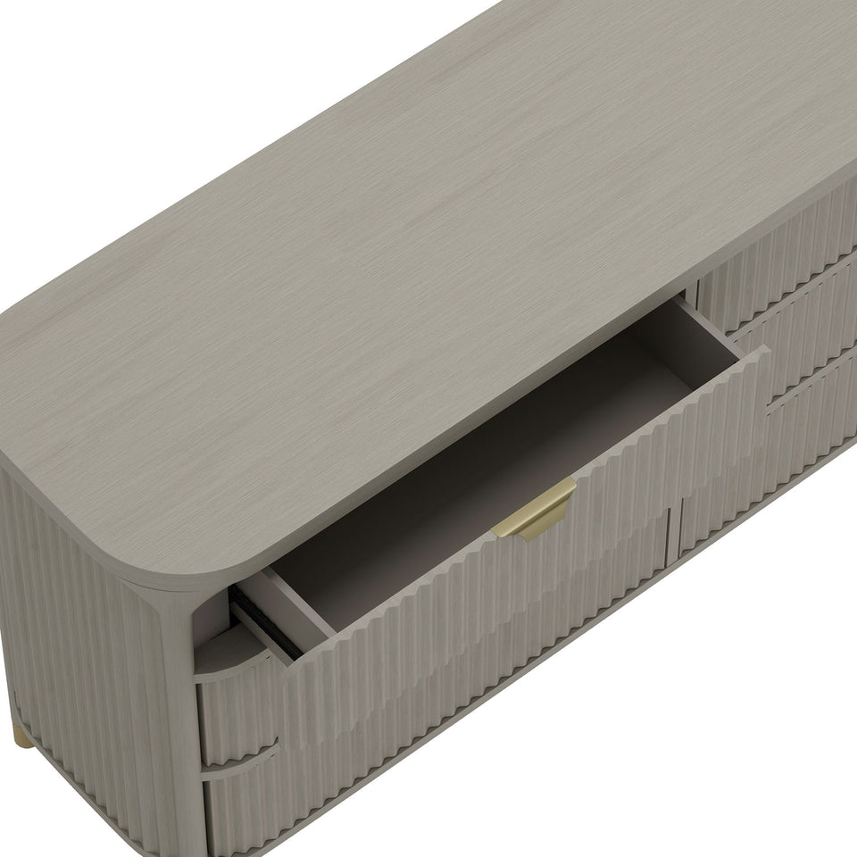 Park 68" Solid Wood Dresser (6-Drawer)