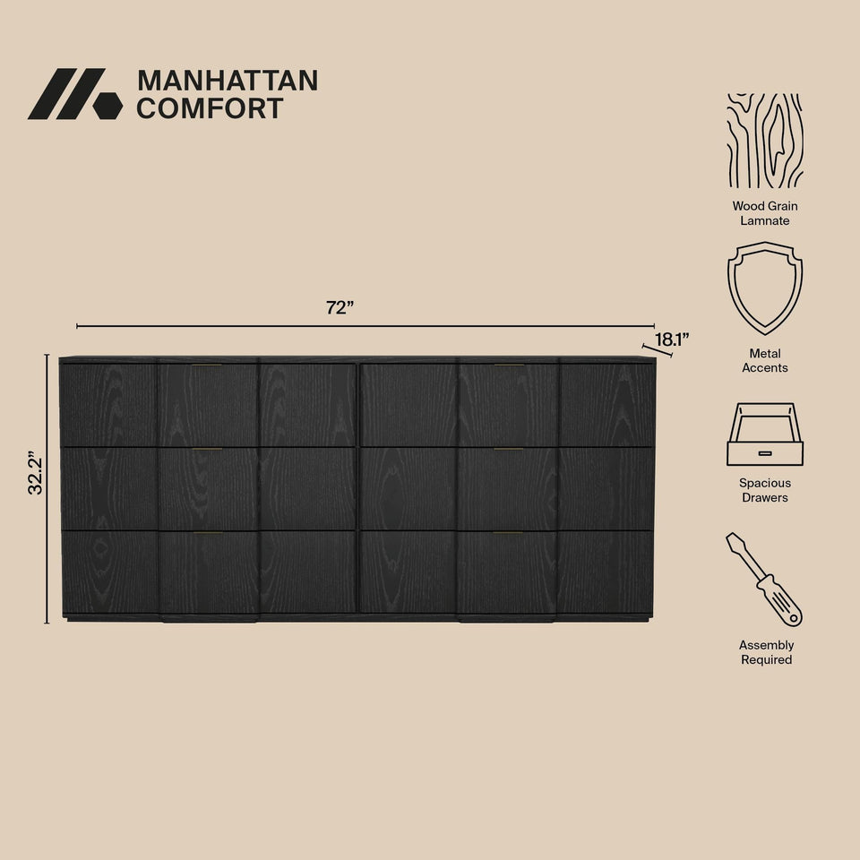 Clive 72" Dresser (6-Drawer)