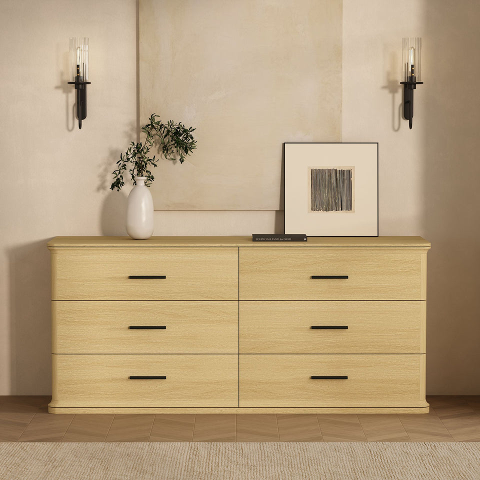 Clifford Dresser (6-Drawer) in Natural Oak