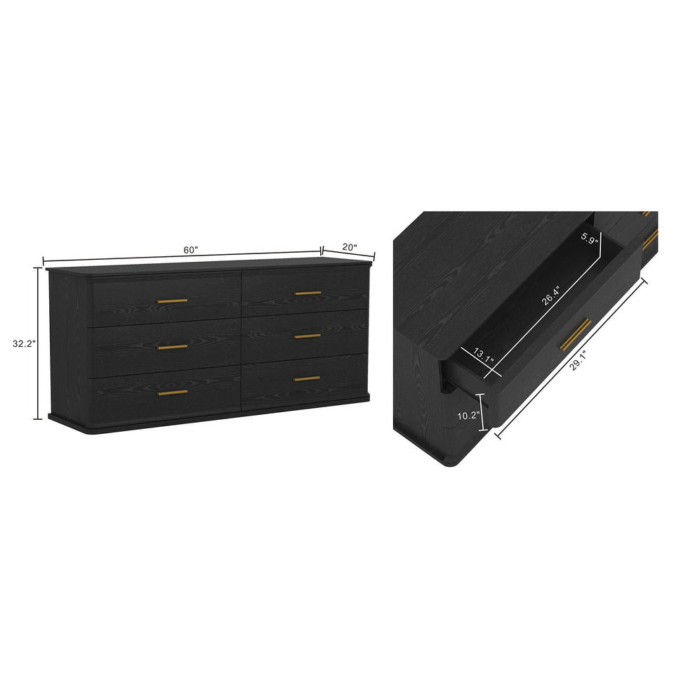 Clifford Dresser (6-Drawer)