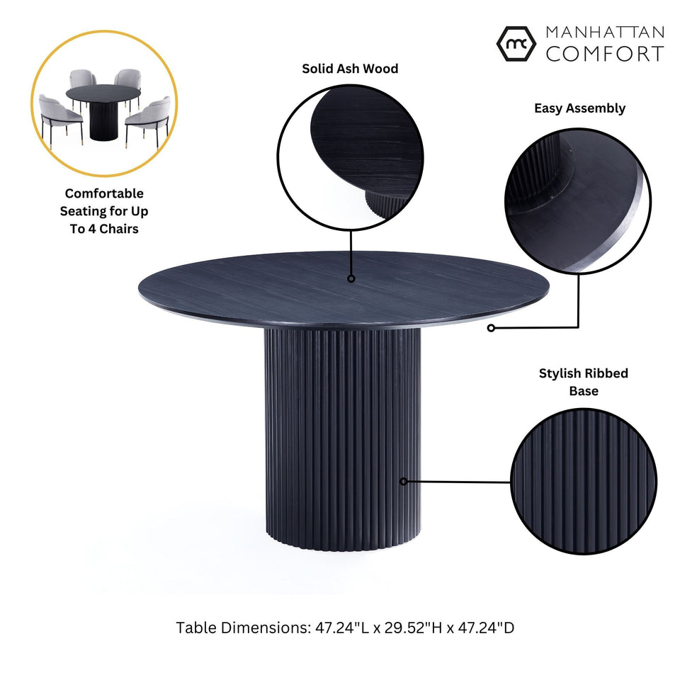 Hathaway 47" Round Dining Table