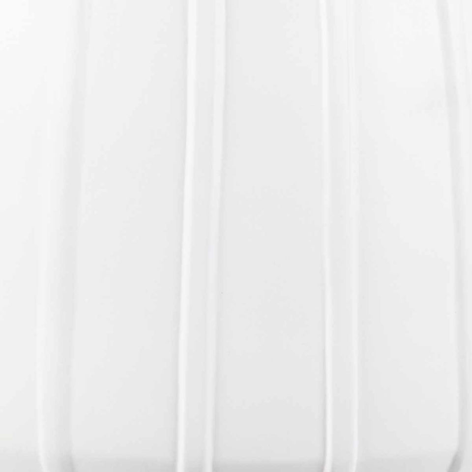Dunguan White Ribbed Wood Outdoor Planter - Clearance