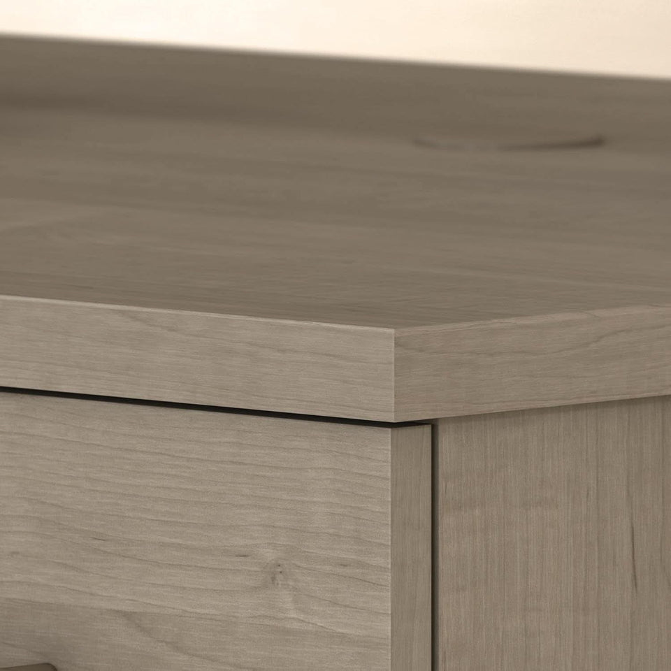 Durable 60W Office Desk with Drawers in Gray