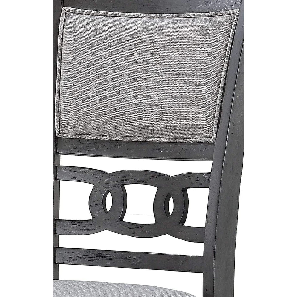 Gray 5 Piece Dining Table Set With 4 Chairs For Kitchen