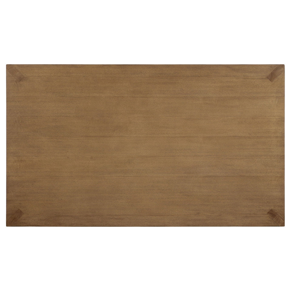 Bruner 7-piece 72-inch Rectangular Dining Set Natural Brown