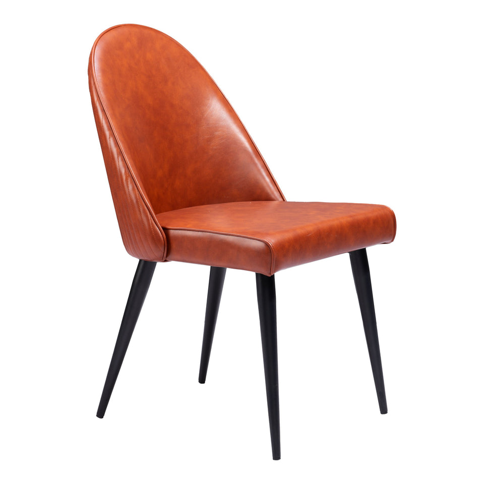 Silloth Armless Dining Chair (Set of 2) Brown