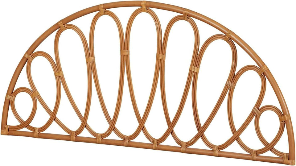 Elegant Wall-Mounted Headboard With Curvaceous Flower Petals