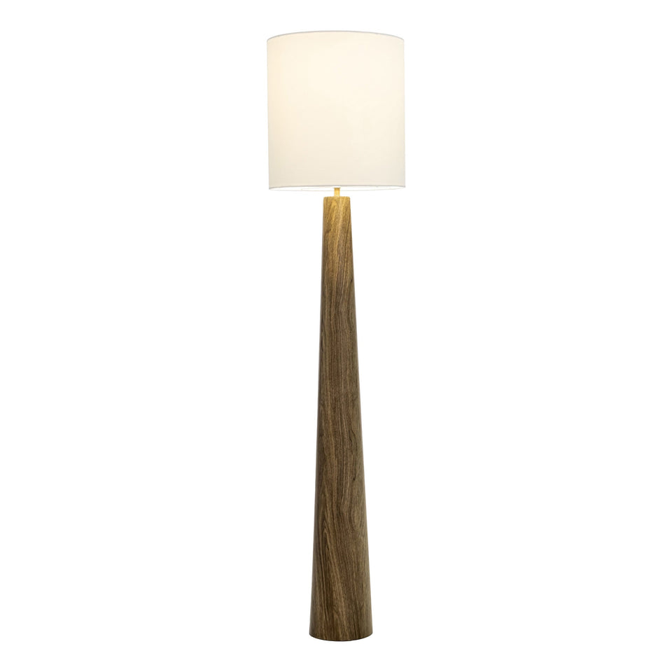 Woonari Solar Floor Lamp Brown