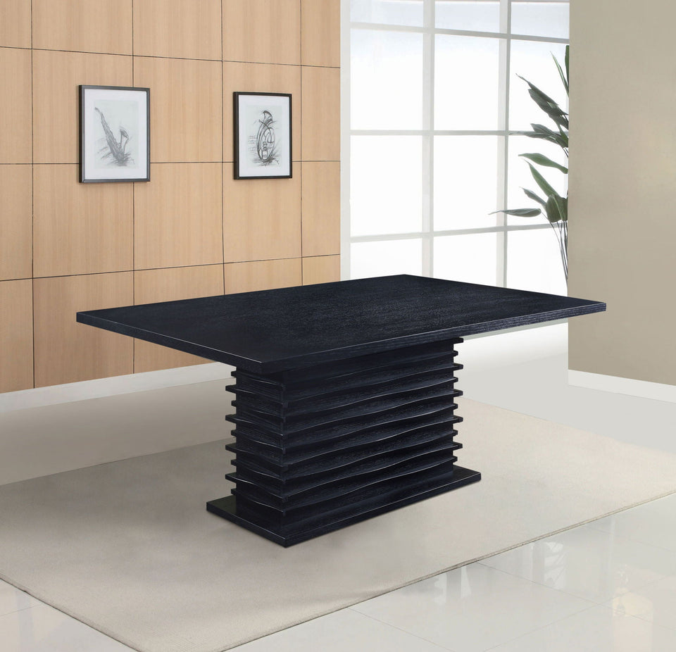Stanton Rectangular 66-inch Dining Table Black