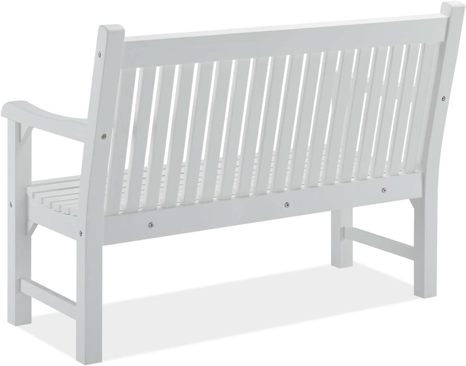Two Person Weatherproof Poly Lumber Outdoor Bench Seating