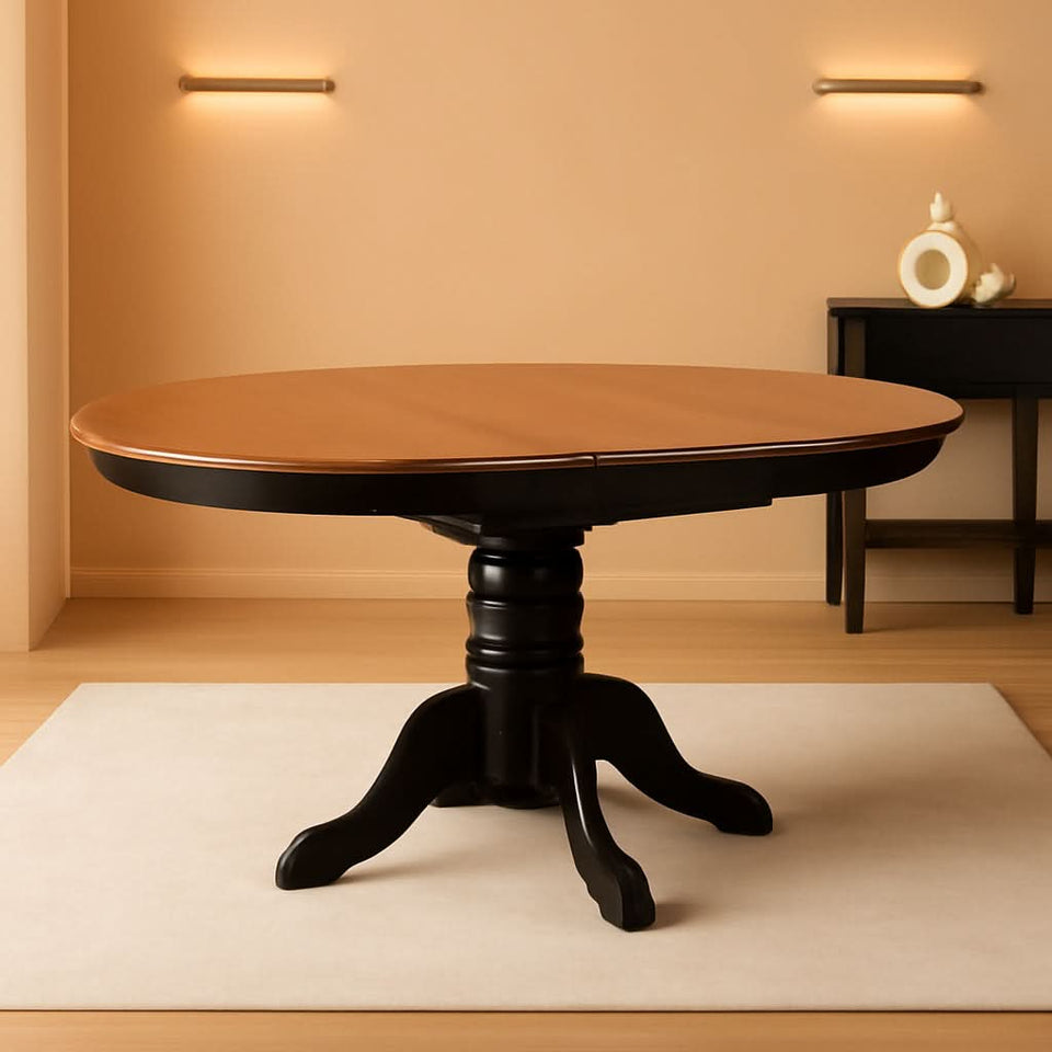 Avon Dining Table Butterfly Leaf 60x42 Inches Oval