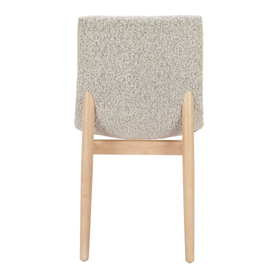 Raha Dining Chair (Set of 2) Gray & Whitewashed