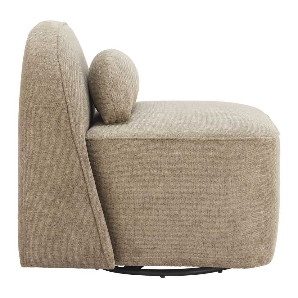 Kakao Swivel Chair Olive Brown