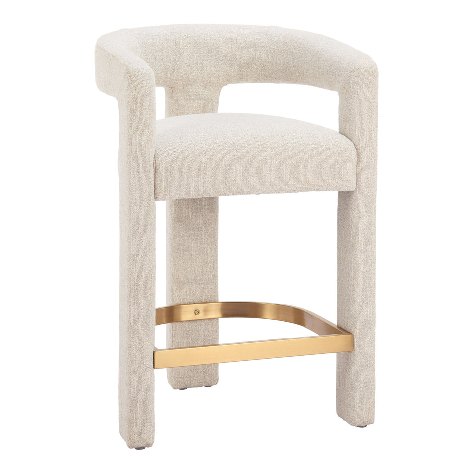 Saiko Counter Stool Beige