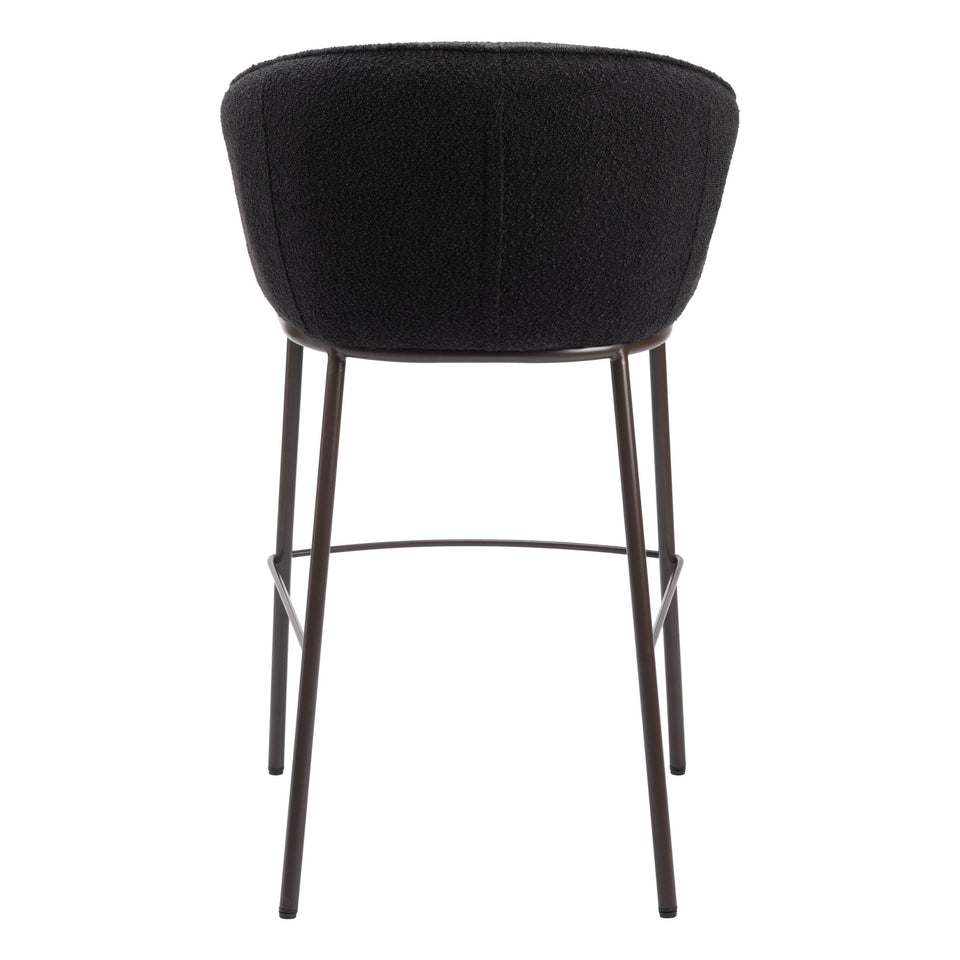 Essen Barstool Black & Bronze