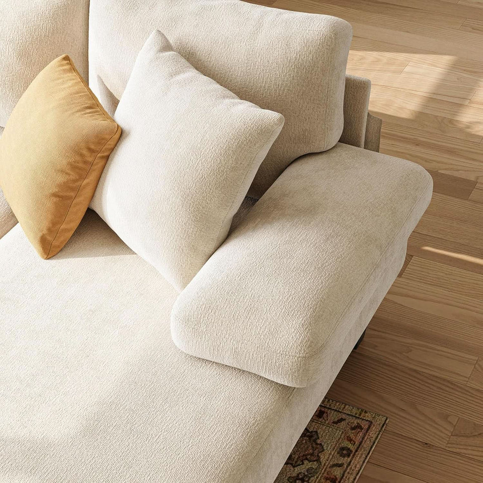 Sleeper Sofa Bed 112Inches PullOut LivingRoom Comfort
