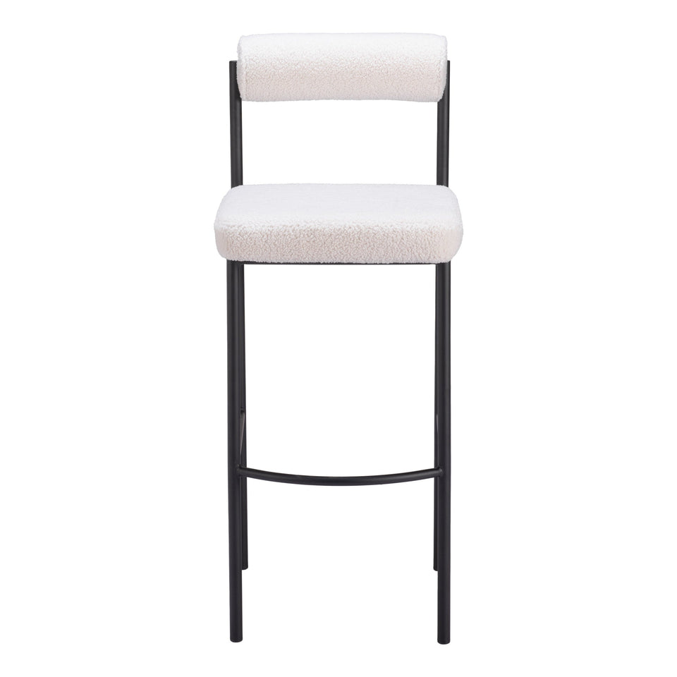 Livorno Barstool (Set of 2) Ivory