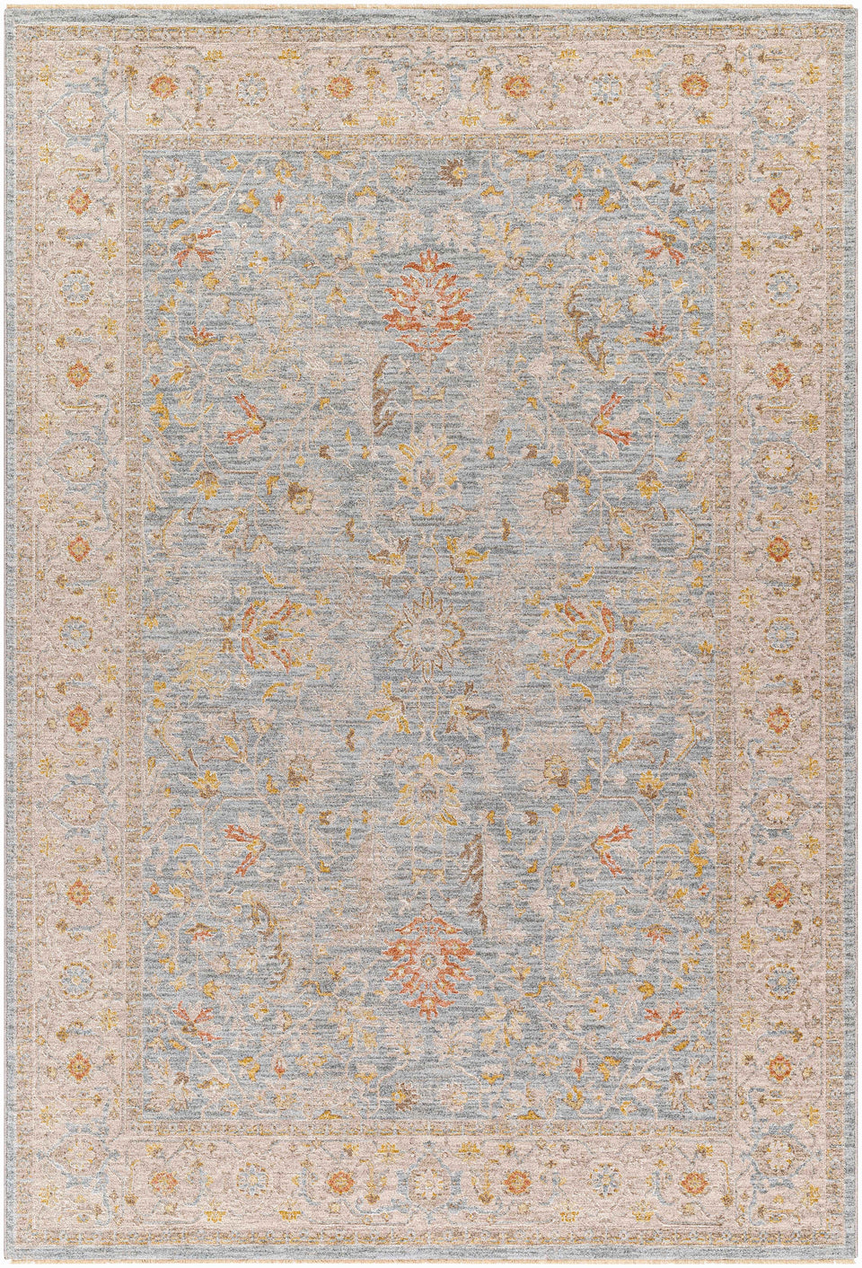Edie Taupe Thick Luxe Oushak Rug