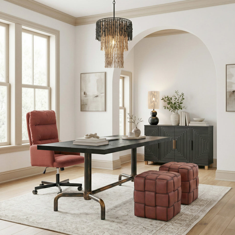 Bizu Ceiling Lamp Black & Beige