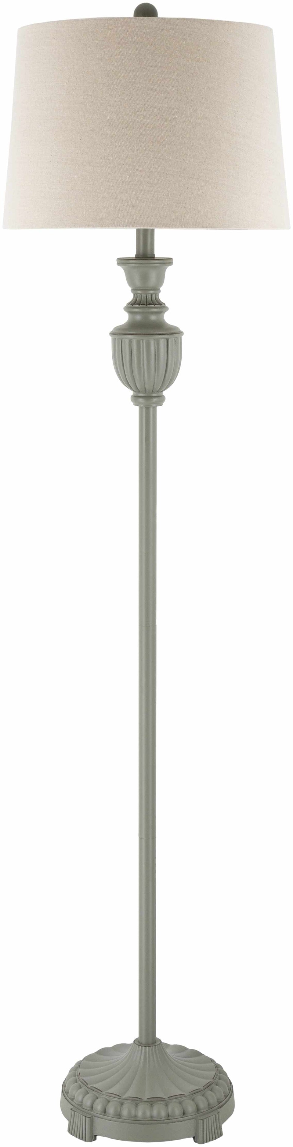 Nelspruit Gray Resin Floor Lamp - Clearance