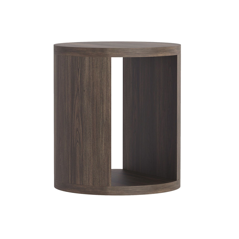 Alure 20" Round End Table in Walnut