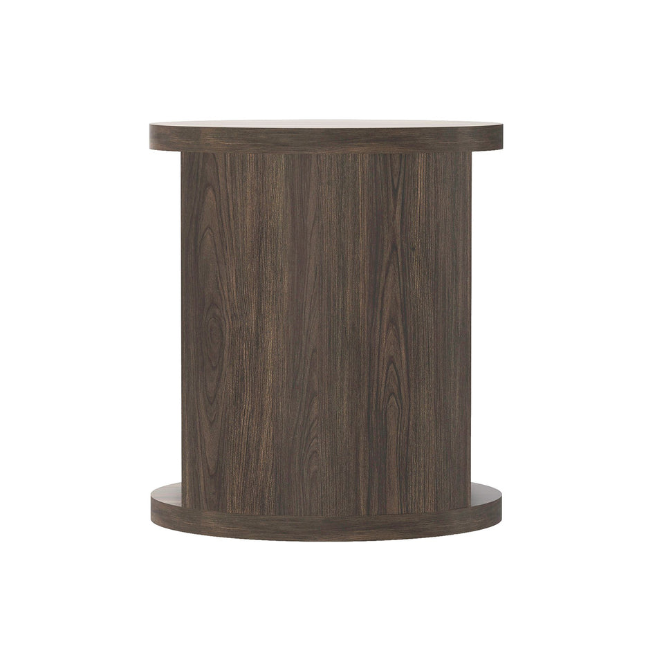 Alure 20" Round End Table in Walnut