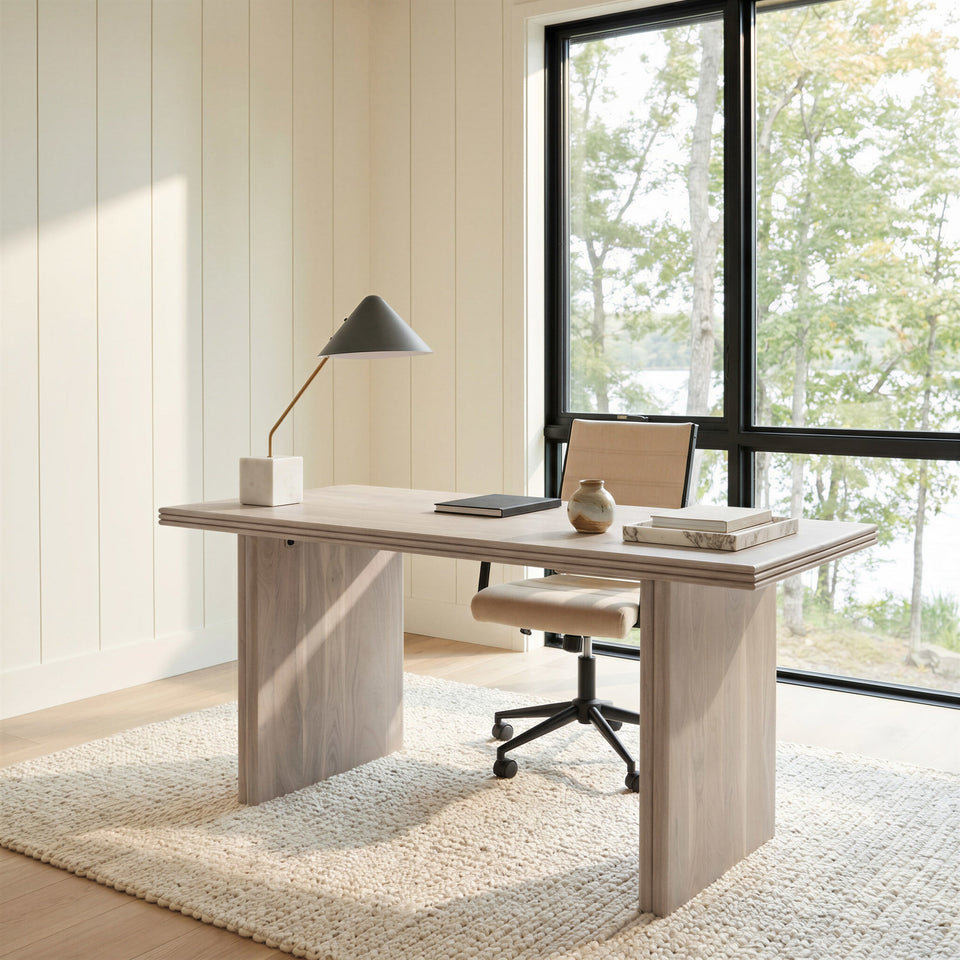 Auction Office Chair Beige