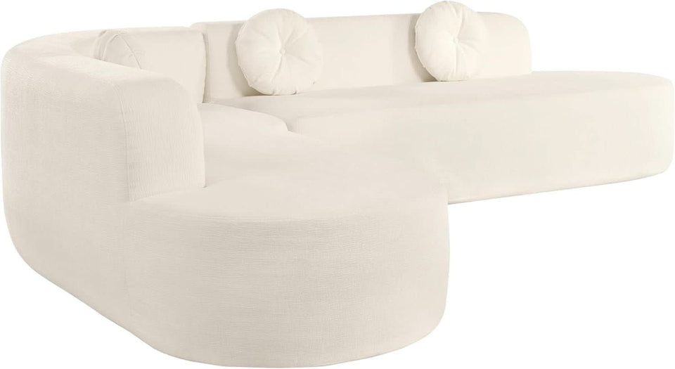 Extra Large Sectional Sofa with Elegant Curved Design