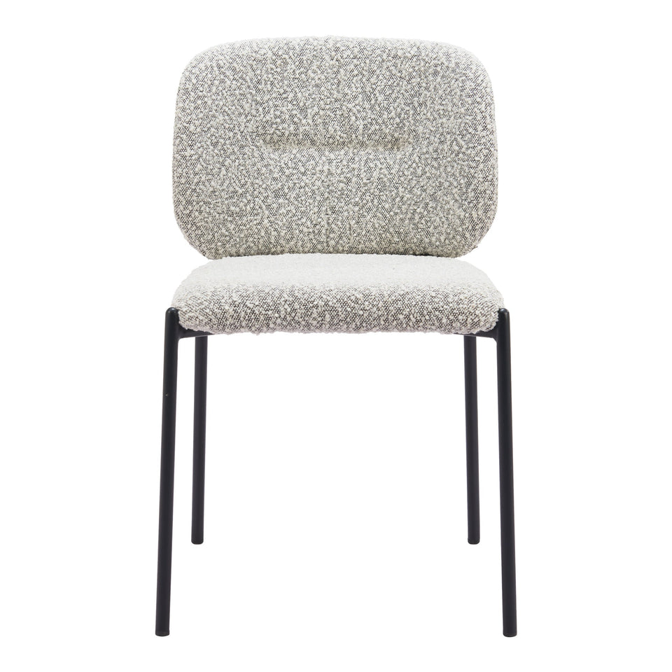 Plat Dining Chair (Set of 2) Gray