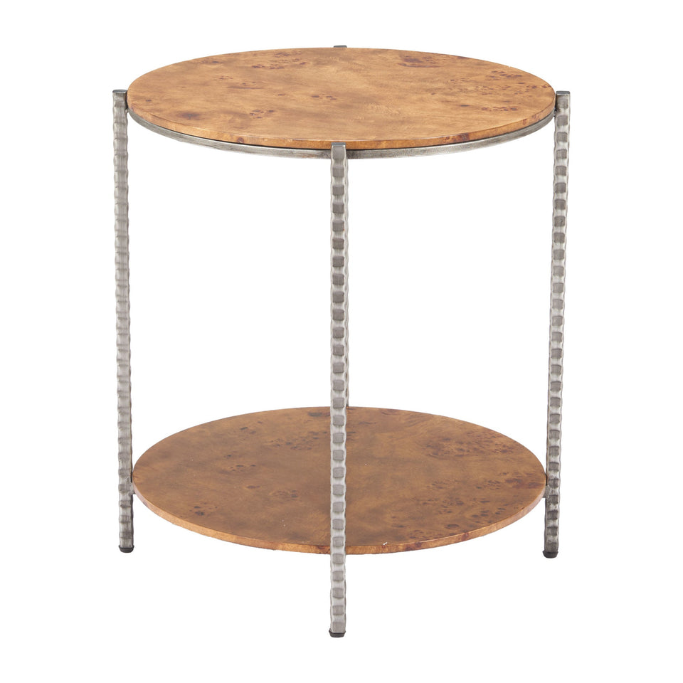 Adna Side Table Brown