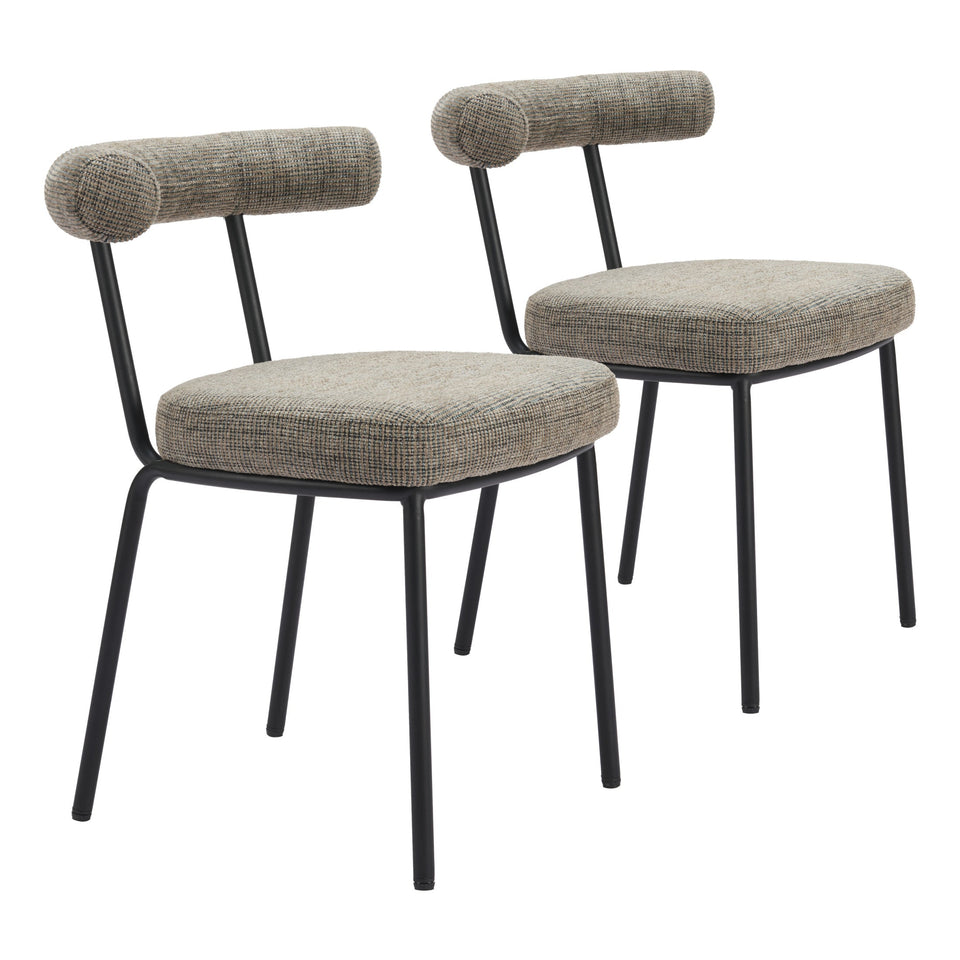 Kede Dining Chair (Set of 2) Green Tweed